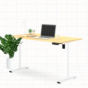 flexispot-malaysia-EF1-height-adjustable-standing-desk-sit-stand-table-best-seller-white-frame
